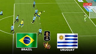 🔴BRAZIL VS URUGUAY LIVE STREAM  FIFA WORLD CUP QUALIFIER CONMEBOL LIVE MATCH TODAY [upl. by Lubin]