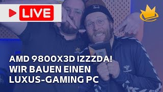 AMD 9800X3D Izzzda Gaming PC Bau mit RTX 4080 HS420  Tryx AiO [upl. by Silverstein]