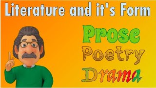 Literature and Its Forms Literary forms Forms of Poetry Drama and prose language and literature [upl. by Airebma717]