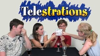 TELESTRATIONS  Our Favorite Party Game [upl. by Ennayllek660]