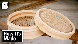 How Bamboo Steamers Are Made  How Its Made  Science Channel [upl. by Ahcrop]