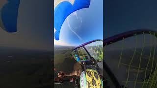 Hot foot smokeshow paramotor  PPG kalamazoospeedway airshow poweredparagliding [upl. by Ailati]