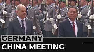 Germany China hold meeting amid tensions over trade Ukraine [upl. by Acassej]