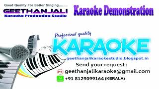 AJITHA HARE KARAOKE WITH CHORUS RATHNAMALA GOWRY LAKSHMI GEETHANJALI KARAOKE STUDIO [upl. by Adlanor]