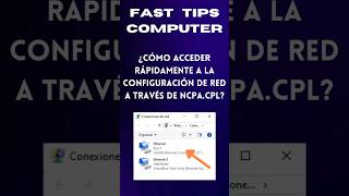 ¿Cómo acceder rápidamente a la configuración de red a través de ncpacpl en Windows 10 [upl. by Barden913]