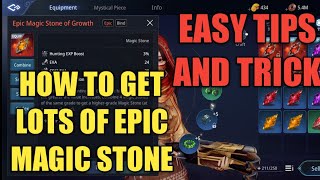 Mir4  Mir4 Combine Magic Stone Guide  Mir4 Magic Stone Combination  Epic Magic Stone Mir4 [upl. by Ikkin510]