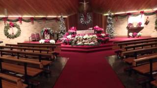 Christmas St Cathrines Blauvelt NY Msgr McAreeFather Abraham Father Tom Video Art Cooke Large [upl. by Januisz73]