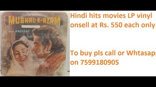 LP vinyl of various hit Hindi films on sell at Rs 550 each only except 1 LP [upl. by Arries]