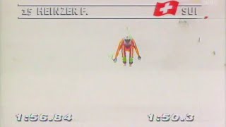 Franz Heinzer wins downhill Kitzbühel 1992 [upl. by Heer332]