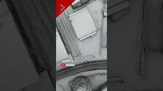 Emilia la neve scende a bassa quota il drone in volo a Vetto [upl. by Aivuy88]