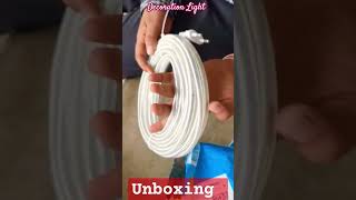 Decoration Light lighting unboxing shortvideo viralshorts [upl. by Hnahym]