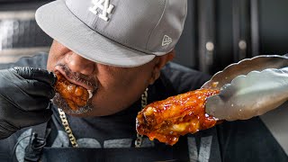 Fingerlicking Good Honey BBQ Chicken Wings Recipe [upl. by Lettig860]