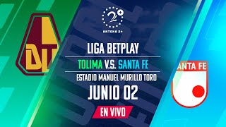 EN VIVO  TOLIMA Vs SANTA FE  LIGA BETPLAY [upl. by Niveg]