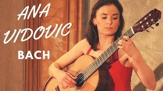 Ana Vidovic plays from the Cello Suite No 1 Prelude in G Major BWV 1007  BACH [upl. by Riplex]