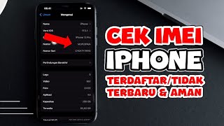 Cara Cek imei iPhone Terdaftar atau Tidak TERBARU 2024 beli bekas jadi aman [upl. by Corell]