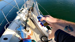 Onward South Weighing Anchor Wirelessly amp A Heavy Metal Gerbil  Sailboat Story 264 [upl. by Swart]