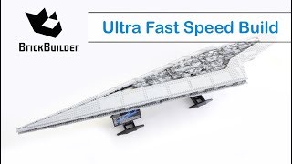 LEGO STAR WARS 10221 Super Star Destroyer  Ultra Fast Speed Build Exclusive for Collectors [upl. by Annailuj]