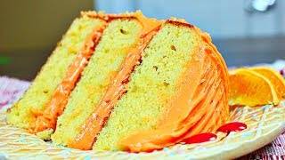 Amazing Orange Cake Recipe  Rich and Moist Orange Cake [upl. by Biles]