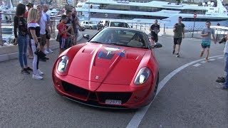 Ferrari 599 GTB Fiorano Mansory Stallone  Exhaust Sounds [upl. by Alvinia]