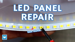 Easy LED Panel light repair and LED driver current optimization trick [upl. by Auhsot]