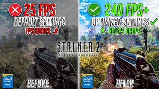 STALKER 2  BEST PC SETTINGS to Fix Lags Stutter and MAX FPS ✅ [upl. by Yra54]