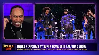 Usher’s halftime show review [upl. by Nosmirc74]