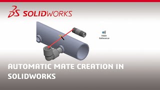 Automatic Mate Creation in SOLIDWORKS [upl. by Naeruat646]