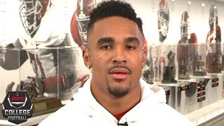 Jalen Hurts on taking over for Tua Tagovailoa College Football Playoff  College Football [upl. by Madison]