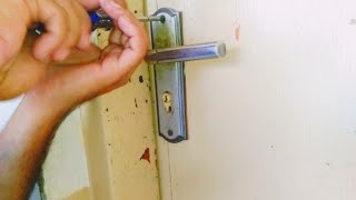 How To Open Door Lock Without key [upl. by Zink876]