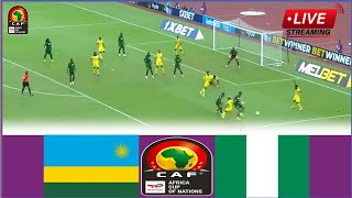 🟥Live Match Rwanda vs Nigeria  Africa Cuo Of Nations Qualifications GroupD Full Match Analysis [upl. by Nirehtac54]