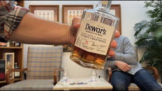 DEWAR’S 21 Year Old Double Double Scotch Review [upl. by Ariayek]