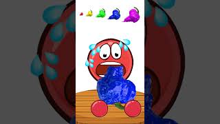 Red Вall 4 Animation  Small Big Giant Color Carolina Reaper Challenge 🥵 shorts challenge [upl. by Sabanrab202]