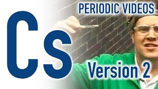 Caesium or Cesium version 2  Periodic Table of Videos [upl. by Ydnac787]