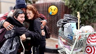 Reuniting Homeless Man with his Family after 5 YEARS emotional  FaZe Rug [upl. by Eelaras]