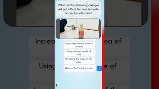 Rates of Reaction Quiz A  Question 1 chemistryexam chemistryrevision as91164 [upl. by Ycram]