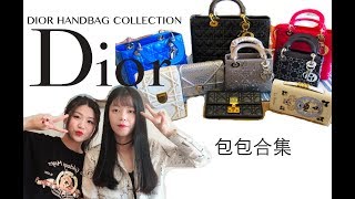 Dior Handbag Collection Dior 包包合集｜水钻戴妃包｜塔罗牌手包｜diorama｜lady dior｜说一说风刮的很大的马鞍包和tote包 [upl. by Oliva]