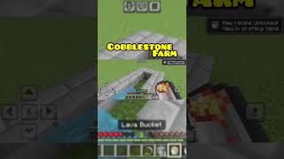 Cobblestone farm in Minecraft part 1minecraft [upl. by Catie]