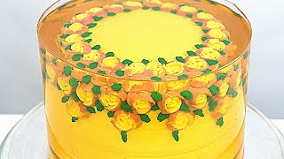 3D JELLY CAKE TUTORIAL │ AMAZING JELLY CAKE │ CAKE TRENDS │CAKES BY MK [upl. by Minne]