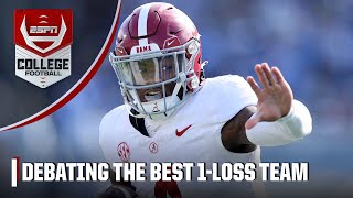 Who is the best 1loss team Alabama Texas or Oregon  ESPN College Football [upl. by Ifen]