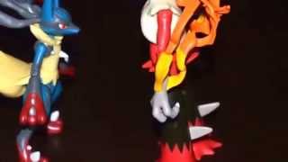 Mega lucario vs mega blaziken coming soon [upl. by Samtsirhc]