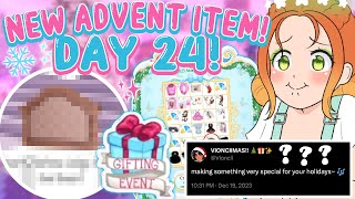 ADVENT DAY 24 IS HERE We Get A BIG SURPRISE For CHRISTMAS EVE NEW DORM ITEMS 🏰 Royale High ADVENT [upl. by Hanselka]