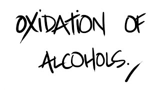 AQA ALevel Chemistry  Oxidation of Alcohols [upl. by Eirrem]