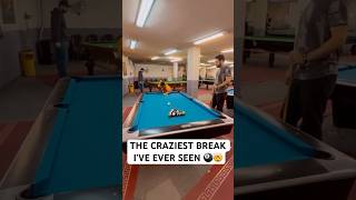 THE CRAZIEST BREAK I’VE EVER SEEN 🎱🤯 [upl. by Doralynne]