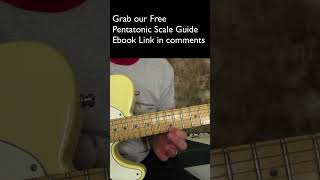 How to Play the Minor Pentatonic Scale on Electric Guitar 🔥 🎸 [upl. by Jannelle]