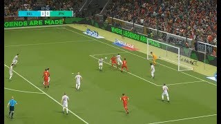 HD Belgium vs Japan  Match Coupe du Monde 2018 FIFA  02 Juillet 2018  PES 2018 [upl. by Aihsemaj]