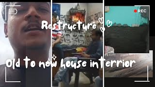 Ghar ki marammatPurane se Naya interior design 😁youtubeblogvideo [upl. by Nnyletak]