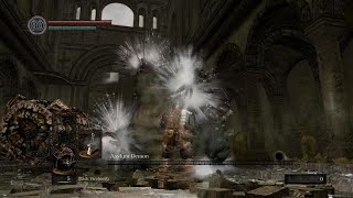 DARK SOULS REMASTEREDAssylum Demon using Firebombs NO DAMAGE [upl. by Lindly880]