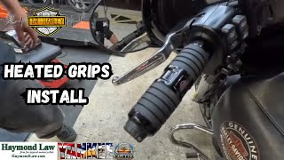 How to install Heated Grips on your Harley Davidson Street Glide [upl. by Beeson362]