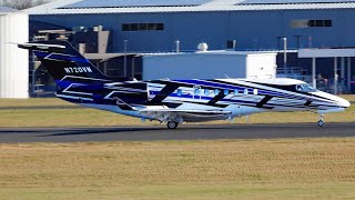 Stunning Longitude N720VM Landing at Trenton Mercer  12142023 [upl. by Nevsa]