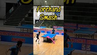 Forehand Smash in Ping Pong 🏓 Forehand Smash in Table Tennis [upl. by Arella127]